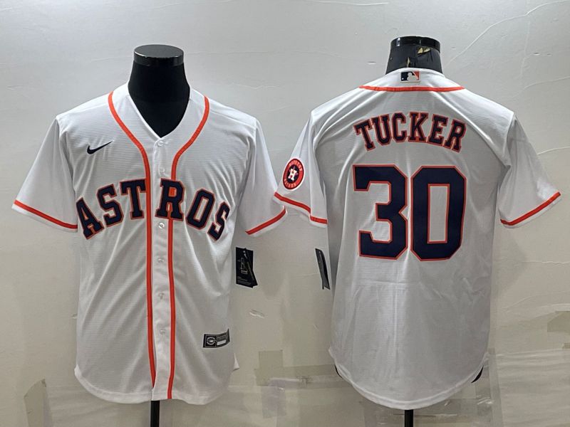 Men Houston Astros 30 Tucker White Game Nike 2022 MLB Jersey